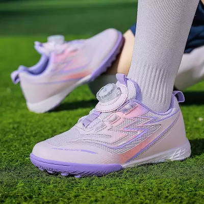 New Football Shoes Kids Girls Professional Girls Training TF Studded Primary School Competition · YANYAN China shoe factory