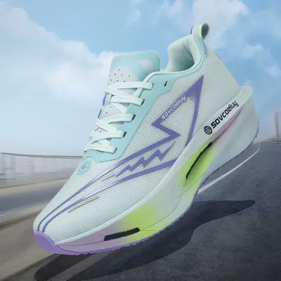 New Marathon Carbon Plate Running Shoes Men Women Ultra-Light Cushioning Middle School Physical Test Racing Professional · YANYAN China shoe factory