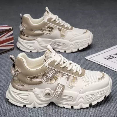 Men's 2025 Summer Mesh Breathable Youth Casual Thick Sole Soft Sole Dad Shoes · YANYAN China shoe factory