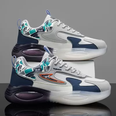 Men's 2026 Spring Leather Waterproof Casual Running Shoes for Students · YANYAN China shoe factory