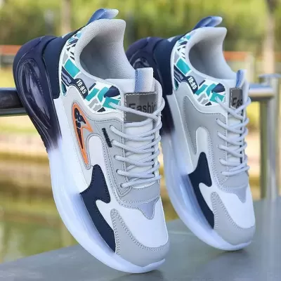 Men's 2026 Spring Leather Waterproof Casual Running Shoes for Students · YANYAN China shoe factory