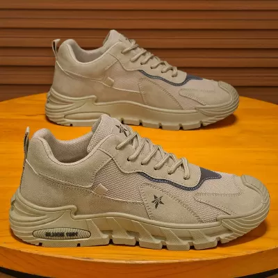 Men's 2026 Spring Work Safety Shoes Slip Resistant Breathable Casual Sneakers