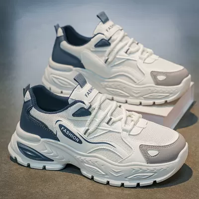 Men's 2026 Spring Lightweight Comfort Thick Sole Dad Shoes Casual for Students