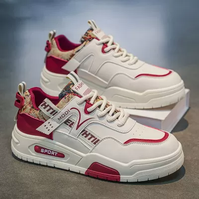 Men's 2026 Spring Leather Casual Skate Shoes Height Increase for Students · YANYAN China shoe factory
