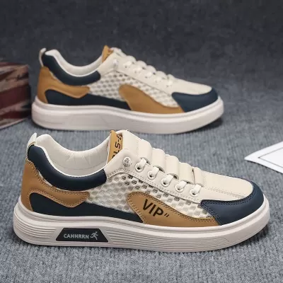 Men's 2024 Summer Mesh Casual Skate Shoes Fashion Breathable Anti Slip · YANYAN China shoe factory