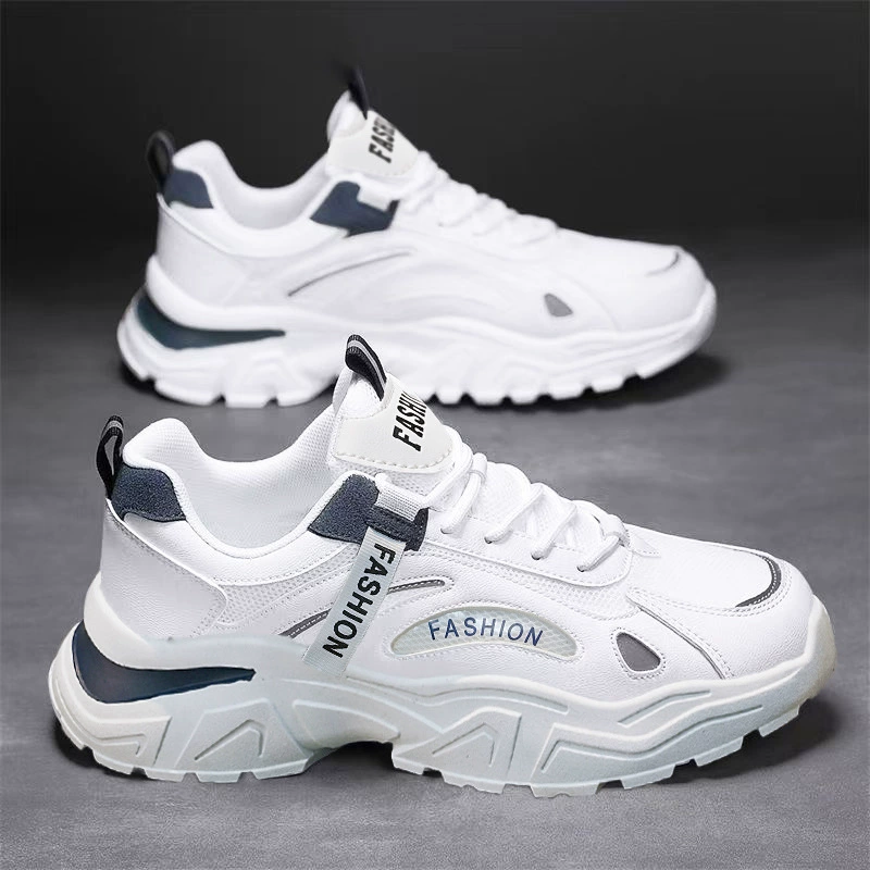Chaussures Dad décontractées blanches respirantes en mesh antidérapantes pour hommes, printemps 2026