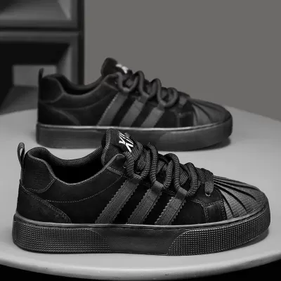 Fashion Shell Head Men's Shoes 2026 Spring Trendy Casual Comfortable Flat Shoes Anti-Slip Sports Trendy