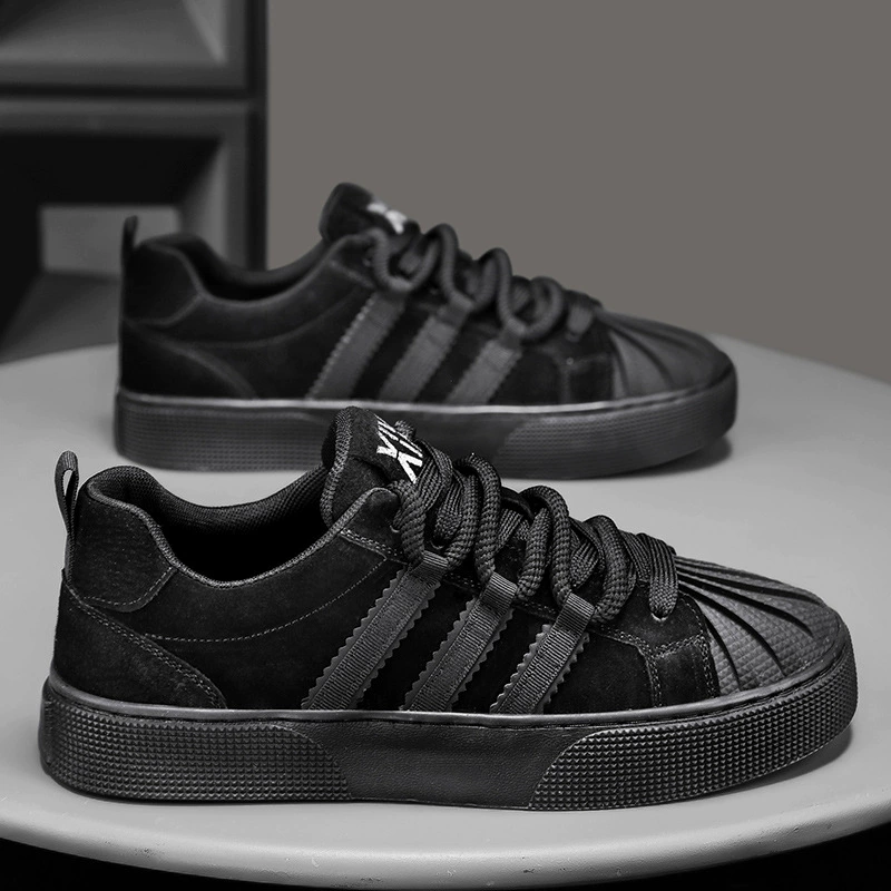 Fashion Shell Head Men's Shoes 2026 Spring Trendy Casual Comfortable Flat Shoes Anti-Slip Sports Trendy