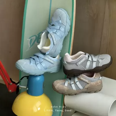 XSHX Girls Ballet Style Retro Cross Strap Anti-Slip Rubber Sole Breathable Shoes · YANYAN China shoe factory