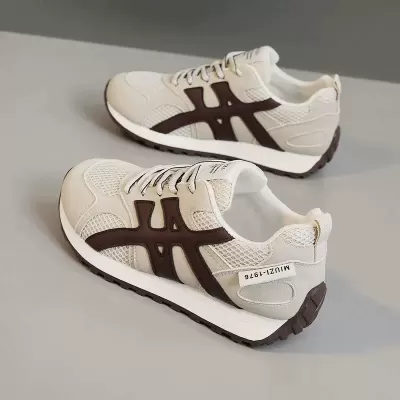 Women's Breathable Mesh German Shoes Spring, Korean Thick Sole Casual Running · YANYAN China shoe factory