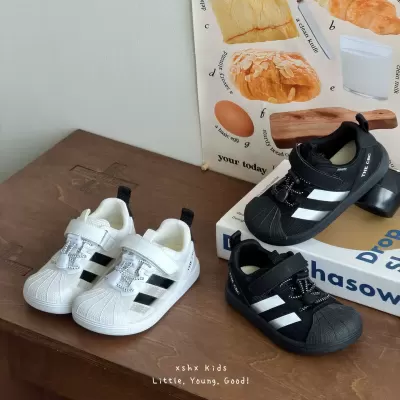 XSHX Kids Wide Mesh Sports Shoes with Velcro Anti-Dirt Rubber Sole for Spring Summer · YANYAN China shoe factory