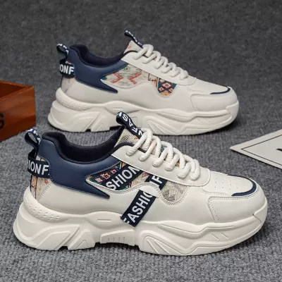 2026 Spring Trendy Chunky Sneakers Height Increasing Casual Sports Shoes for Men · YANYAN China shoe factory