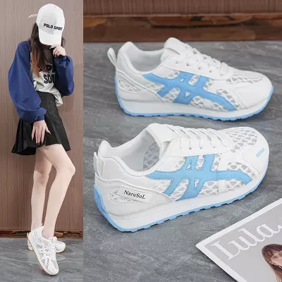 Women's Breathable Hollow German Shoes Summer, Korean Thick Sole Mesh Casual · YANYAN China shoe factory