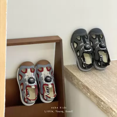 XSHX Kids Retro Outdoor Sneakers with Toe Cap Anti-Slip Rubber Sole for Spring Summer · YANYAN China shoe factory