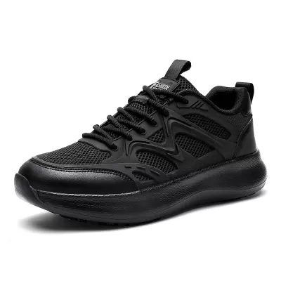 Men's Kitchen Anti-slip Shoes Oil-resistant Breathable Work Shoes for Chef