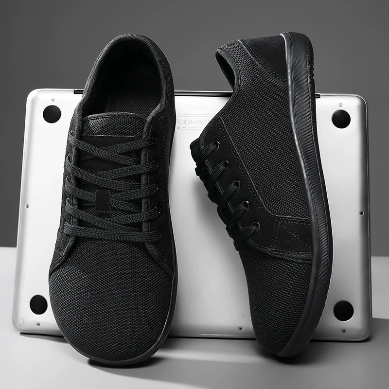 Unisex Wide Toe Box Retro Canvas Walking Shoes Size 48 Classic Casual