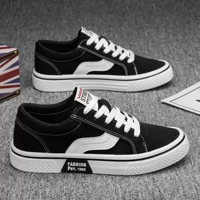 Men's 2026 Spring Breathable Versatile Skate Shoes Soft Sole Casual Fashion Canvas · YANYAN China shoe factory
