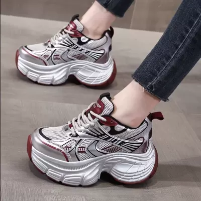 Zapatillas Chunky para mujer Primavera, suela gruesa aumento altura coreana moda casual · YANYAN China shoe factory