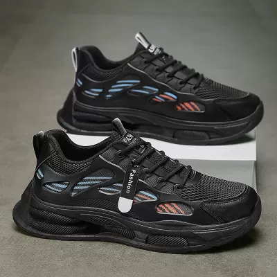 Chaussures de sport basses respirantes tendance pour homme printemps 2026, étudiant, running blanc老爹 · YANYAN China shoe factory