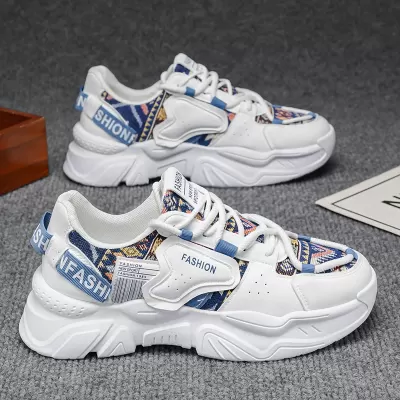 Men's 2026 Spring Casual Versatile Unique Dad Shoes Teenager Thick Sole Running Sports · YANYAN China shoe factory