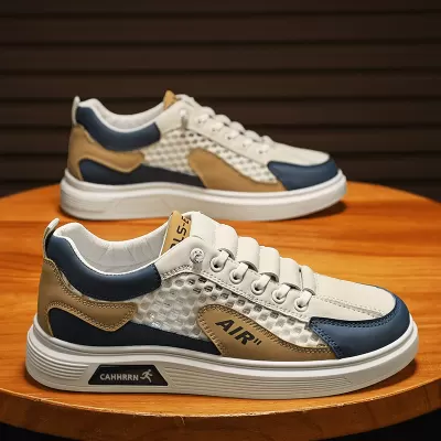 Men's 2026 Spring Fashion Sports Casual Board Shoes Thin Breathable Slip-On Trendy · YANYAN China shoe factory
