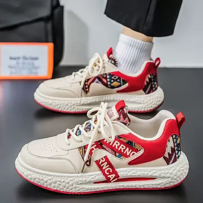 2026 Spring New Men's Sports Casual Shoes Versatile Soft Sole Anti-Slip Thick Sole Dad · YANYAN China shoe factory