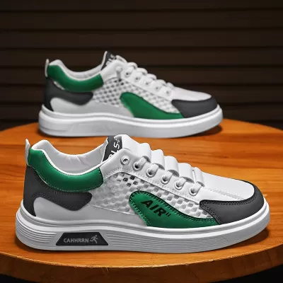 Men's 2026 Spring Breathable Mesh Sports Casual Shoes Trendy Fashion Board Student Trendy · YANYAN China shoe factory