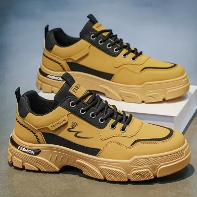 Men's Spring Black Work Safety Shoes Slip Resistant Breathable Kitchen Construction Sneakers Model 2031 · YANYAN China shoe factory
