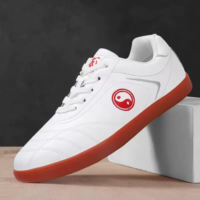 Summer Tai Chi Shoes Men Women Microfiber Leather Cowhide Sole Professional