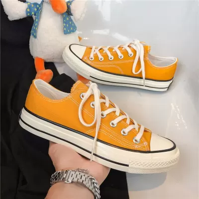 Classic 1970s Canvas Shoes Men High Top Oil Wax Couple Korean Versatile Student Cloth Shoes Trendy · YANYAN China shoe factory