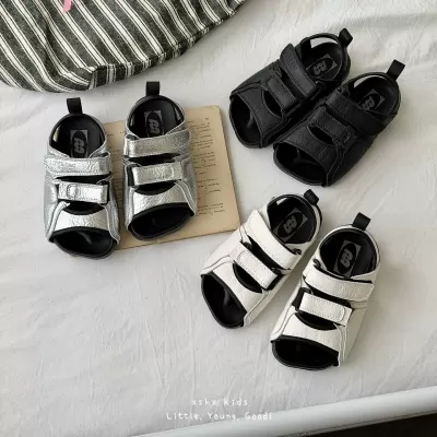 XSHX Kids Japanese Cool Sandals with Soft Sole Anti-Slip Rubber Wide Toe Box for Summer · YANYAN China shoe factory