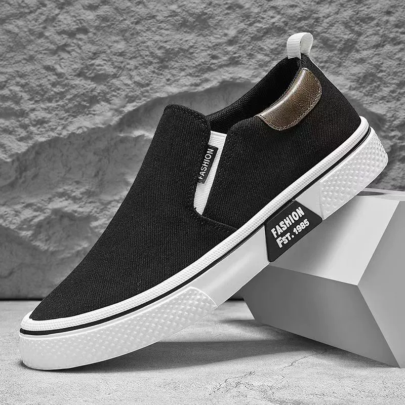 Men's Canvas Shoes Spring Summer 2026 Casual Board Shoes Soft Sole Lightweight