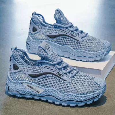 2026 Summer Men's Mesh Breathable Shoes Lightweight Casual Fashion Sneakers · YANYAN China shoe factory