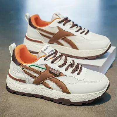 Men's Spring 2026 Lightweight Soft Sole Casual Shoes Shock Absorbing Student Sneakers Model 2042 · YANYAN China shoe factory