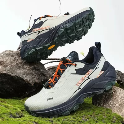 New Unisex Trail Running Shoes Hiking Shoes Anti-slip Breathable Low Top · YANYAN China shoe factory