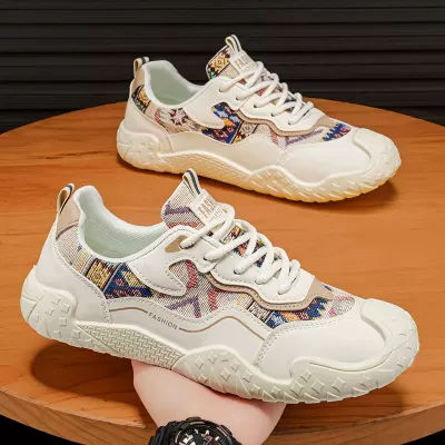 Men's 2026 Summer Casual Fashion Leather Soft Sole Anti-Slip Work Sneakers · YANYAN China shoe factory