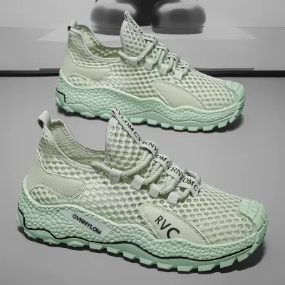 Mesh Men's Shoes 2026 Summer Breathable Thin Mesh Casual Fashion Sneakers · YANYAN China shoe factory