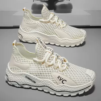 Men's 2026 Summer Breathable Anti-Odor Mesh Shoes Lightweight Casual Sports Sneakers · YANYAN China shoe factory