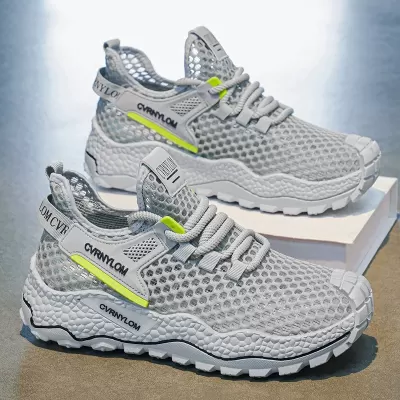 رجالي صيف 2026 شبكي مسامي مضاد للانزلاق كاجوال موضة مراهق سنيكرز · YANYAN China shoe factory