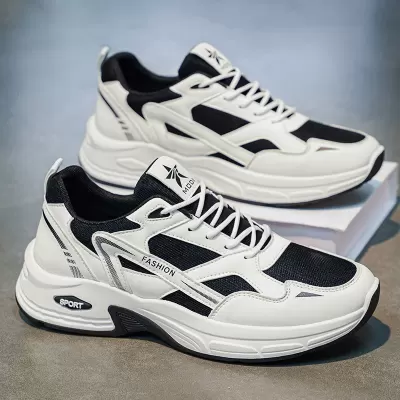 Men's Summer 2026 Mesh Breathable Running Shoes Thick Sole Student Dad Sneakers Model 2049 · YANYAN China shoe factory