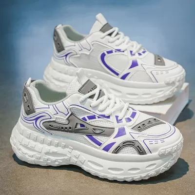 Men's Summer 2026 Breathable Mesh Casual Heightening Fashion Student Dad Sneakers Model 2054 · YANYAN China shoe factory