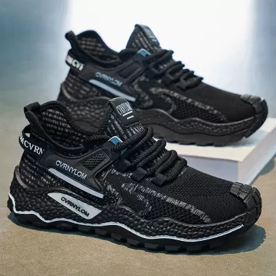 Men's Breathable Mesh Summer Lightweight Running Shoes Casual Outdoor Dad Sneakers · YANYAN China shoe factory