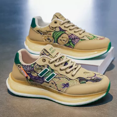 Men's Summer 2026 Air Cushion Breathable Running Shoes Retro Youth Casual Sneakers Model 2056 · YANYAN China shoe factory