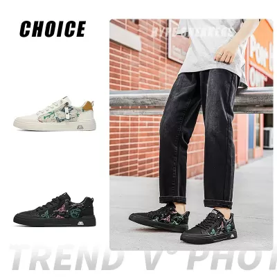 2026 Men's Spring Casual Board Shoes Slip-on Thick Sole Comfort, Youth Fashion Low-top Summer Breathable · YANYAN China shoe factory
