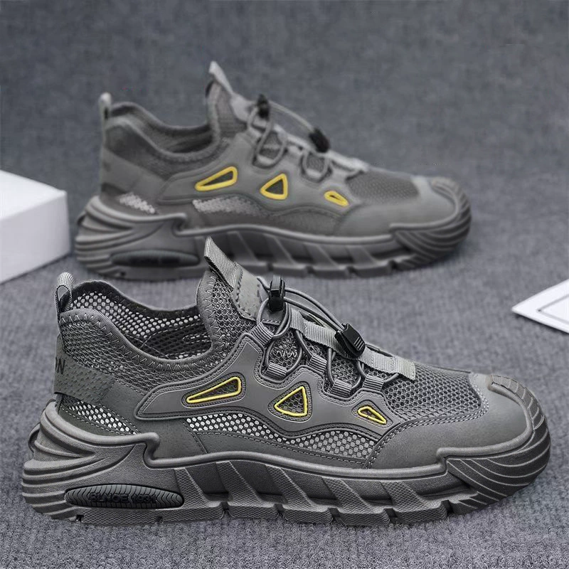 Chaussures homme été 2026 mesh respirant fin lacets étudiant décontractées sneakers modèle 2062