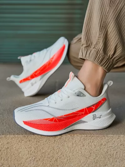 Men's Soft Sole Running Shoes 2026 New Summer Breathable Casual for PE Exam · YANYAN China shoe factory