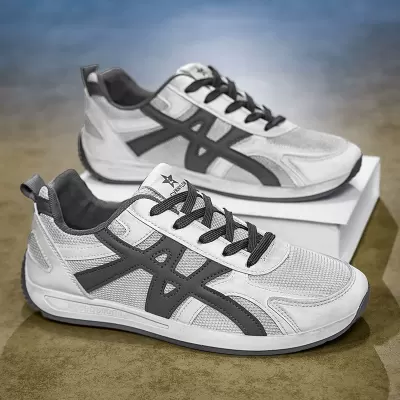 2026 Summer New Fashion Breathable Mesh Lightweight Comfortable Soft Sole Men's Casual Agate Shoes · YANYAN China shoe factory