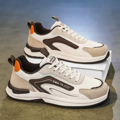 2026 Summer New Men's Sports Shoes Thick Sole Heightening Dad Sneakers Mesh Breathable Running Casual · YANYAN China shoe factory