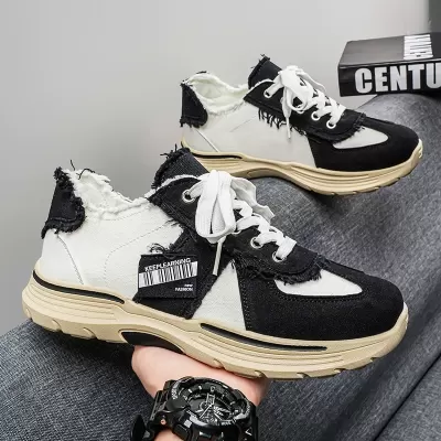 2026 Summer New Fashion Lightweight Thick Sole Canvas Shoes Soft Sole Low Top Breathable Daily Casual · YANYAN China shoe factory
