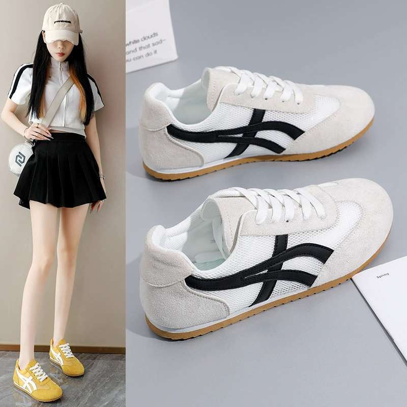 Women's German Trainer Shoes 2026 Summer Thin Mesh Breathable Casual Sports Sneakers